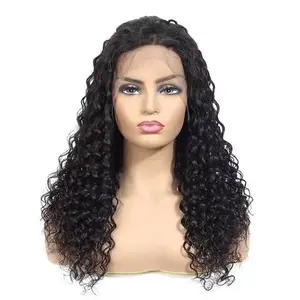 premium quality natural color natural curl full lace wig