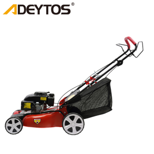 Tondeuse <span class=keywords><strong>à</strong></span> gazon électrique <span class=keywords><strong>à</strong></span> essence autopropulsée 4 temps, coupe-herbe, machine <span class=keywords><strong>à</strong></span> couper l'herbe de ferme avec roues - Product Image 1