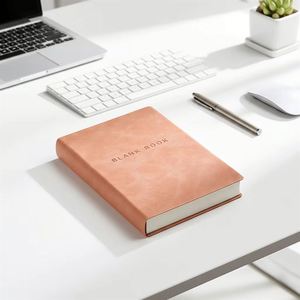 2026 Custom Whole <b>Book</b> Hard Leather Journal Weekly Daily Calendar Planner Notebook with Stickers - Product Image 4