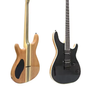 Guitare électrique à manche traversant en gros - Conception personnalisée en usine à 6 cordes, légère et entièrement personnalisable