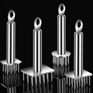 Martillo Ablandador <span class=keywords><strong>de</strong></span> <span class=keywords><strong>Carne</strong></span> <span class=keywords><strong>de</strong></span> Acero Inoxidable 304 con 12 Agujas, Herramienta Mágica Cortadora <span class=keywords><strong>de</strong></span> Tendones y Gancho <span class=keywords><strong>para</strong></span> Asar y Perforar <span class=keywords><strong>Carne</strong></span> - Product Image 3