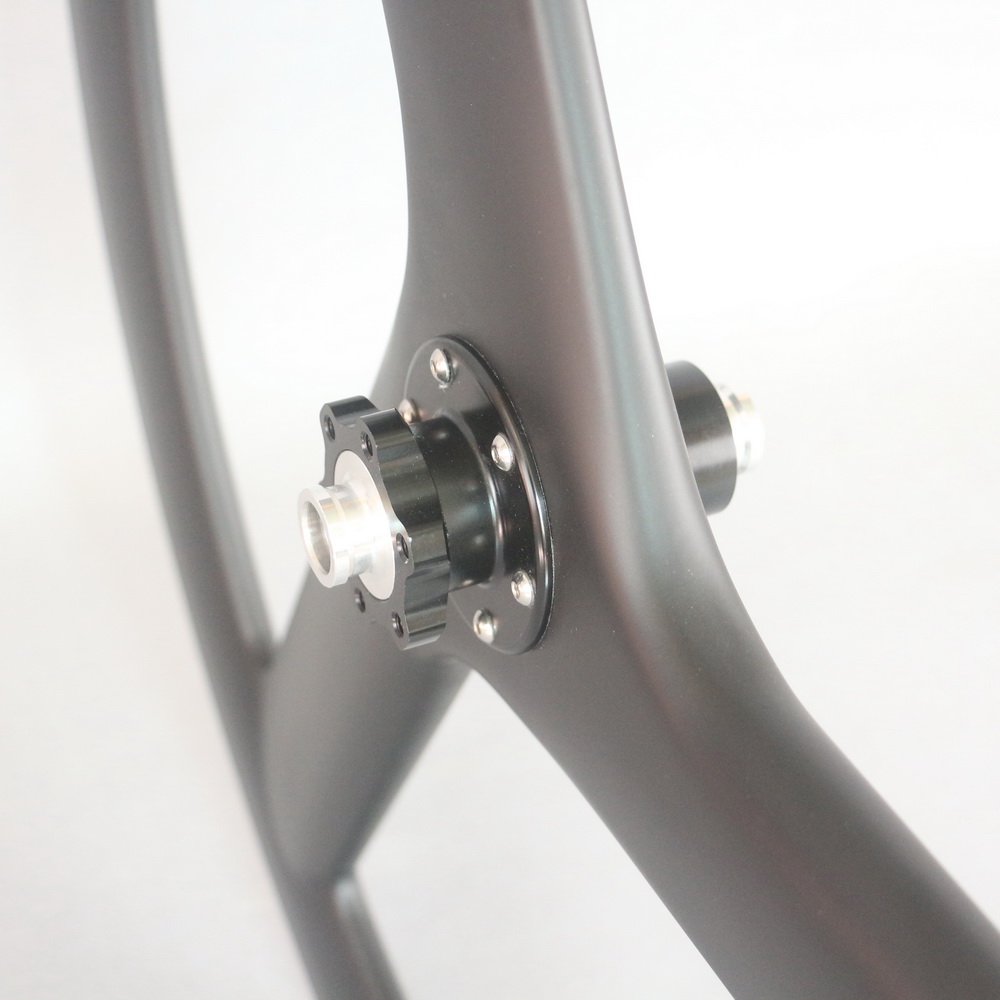 フルカーボン50 * 23mm幅3スポークディスクホイールセットSP-33