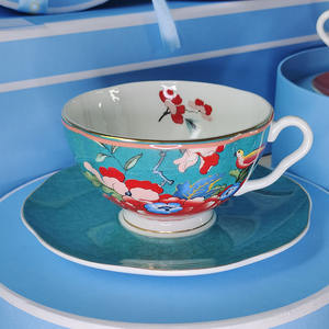 Taza de Café de Porcelana Fina de Lujo, Taza de Té de la Tarde Yanhong Peony, Caja de Regalo - Product Image 4