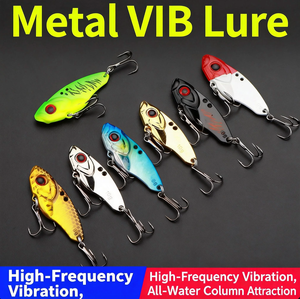 Leurre <span class=keywords><strong>VIB</strong></span> métallique coulant, type petit serpent, dos fin, longue portée, vibration pour tous les poissons d'eau douce - Product Image 2