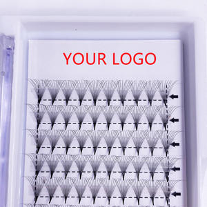 Extension de cils à tiges courtes, boucles en C D, 28 pouces, vente en gros, volume pré-coupé, avec plateaux XL, 07 10D - Product Image 4