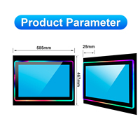 Monitor de Juegos con Pantalla Táctil Vertical de 21.5 Pulgadas, Panel de Vidrio Capacitivo, Relación de Aspecto 4:3, Puerto USB, Nuevo, Negro, Garantía de 30 Días