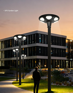Lampes solaires de jardin en aluminium 200W, panneaux solaires extérieurs, IP65, étanches, éclairage de rue, haute luminosité, angle de faisceau de 360°, télécommande - Product Image 3
