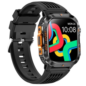 Orologio intelligente CRG36 quadrato Gps frequenza cardiaca ossigeno nel sangue monitoraggio sport 3ATM <span class=keywords><strong>Smartwatch</strong></span> <span class=keywords><strong>con</strong></span> torcia - Product Image 6
