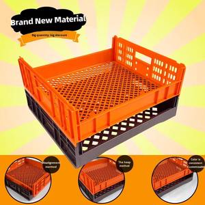 Cesto impilabile in plastica <span class=keywords><strong>per</strong></span> <span class=keywords><strong>pane</strong></span>, <span class=keywords><strong>trasporto</strong></span> prodotti da forno, cesto rinforzato <span class=keywords><strong>per</strong></span> hamburger, espositore <span class=keywords><strong>per</strong></span> prodotti da forno, contenitore <span class=keywords><strong>per</strong></span> pasticceria - Product Image 2