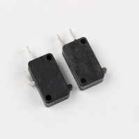 Micro-interrupteur à bouton SPST/SPDT NO NC 5A 10A 250V sans levier, mini-interrupteur miniature avec borne de soudure/PCB