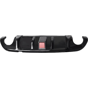 Difusor Q50 de fábrica ABS negro brillante textura de fibra de carbono divisor de difusor de parachoques trasero para Infiniti Q50 2014-2022 cuerpo de coche <span class=keywords><strong>Kis</strong></span> - Product Image 4