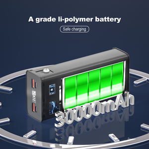 باور بانك من الألومنيوم عالي السعة 30000 مللي أمبير/ساعة PD شحن سريع بقوة 22.5 واط شاحن محمول للهواتف - Product Image 2