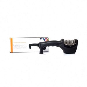 Wholesale Custom New Home Kitchen <b>Knife</b> <b>Sharpener</b> Ceramic Diamond Whetstone Three-stage Handheld Quick <b>Knife</b> <b>Sharpener</b> - Product Image 5