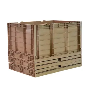 Manufacturer Wholesale High Quality Large Capacity Plastic Collapsible Crate Box For Sale