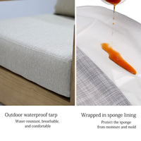 Collection Extérieure Modern Estate : Ensemble de Canapés de Luxe en Teck Robuste pour Aménagement d'Espaces Extérieurs – Solution Complète pour Mobilier de Jardin