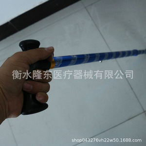 Canne télescopique en alliage d'aluminium Longdong Xuhaode avec poignée antidérapante pour personnes âgées, randonnée en plein air, bâton de marche - Product Image 4