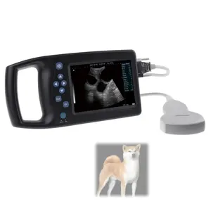 Fabrika fiyat tıbbi taşınabilir tam dijital siyah ve beyaz ultrason makinesi klinik için veteriner ekipmanları
