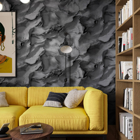 Papier peint 3D à texture marbrée, revêtement mural abstrait à veines dorées, papier peint PVC pour salon, hôtel, fond de décoration intérieure