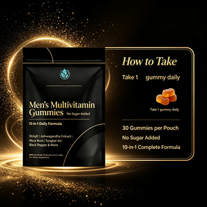 Gomitas Multivitamínicas para Hombre al por Mayor, OEM, ODM, Personalizadas, Sin Azúcar Añadido, Shilajit, Raíz de Maca, Salud Masculina - Product Image 3
