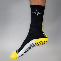 Chaussettes antidérapantes en silicone de haute qualité au design personnalisé Chaussettes de sport Football Soccer Crew