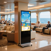 Pour COSUN 43-65 pouces HD LCD signalisation numérique verticale panneau de publicité électronique intelligent écran tactile affichage au sol IP65