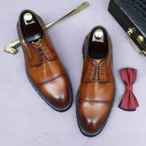 Zapatos de Cuero con Suela Gruesa, Estilo Traje, que Aumentan la Estatura, Zapatos Casuales de Hombre para Bodas, para Novios - Product Image 2