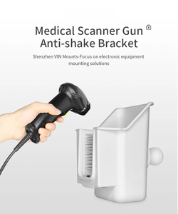 Soporte de escáner de aluminio de grado médico ajustable Característica de rotación de 360 grados Compatible con termómetros Exergen - Product Image 6