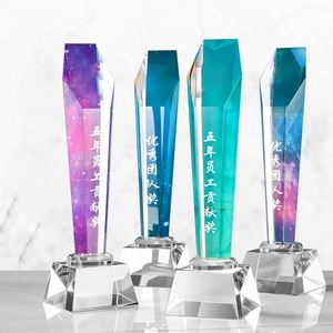Premios Classic Crystal Trophy Stock Trofeo con grabado personalizado - Product Image 1