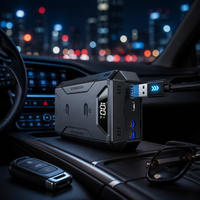 Démarreur de voiture multifonctionnel Wolf ZD02 1000A, batterie externe, lampe LED d'urgence pour voitures, petits camions, motos