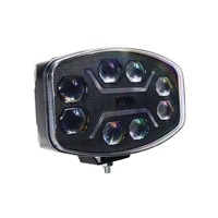 GOODZOOM - Focos LED de 48 W y 9 Pulgadas, Luces LED de 24 V, Foco LED de Conducción de 9 Pulgadas, Luces DRL, Faro LED para Automóvil, Camioneta, Todoterreno