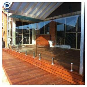 Barandilla <span class=keywords><strong>de</strong></span> Vidrio para Piscina Optima, Montaje en Fachada, Acero Inoxidable 316, Sin Reseñas Aún - Product Image 2