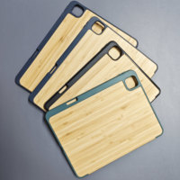 Conception personnalisée durable à chaud 8 9 10 11 pouces en bois étui de protection pour tablette en TPU sac de transport étui pour tablette pour iPad Pro 13 Air 13
