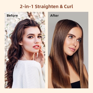 <span class=keywords><strong>Plancha</strong></span> de Pelo Eléctrica de Cerámica 500F <span class=keywords><strong>Profesional</strong></span> 2 en 1 con Tratamiento de Queratina, <span class=keywords><strong>Plancha</strong></span> Plana de 1 Pulgada con Múltiples Temperaturas <span class=keywords><strong>para</strong></span> Uso Doméstico y Hotelero - Product Image 2