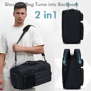 <span class=keywords><strong>Sac</strong></span> de <span class=keywords><strong>voyage</strong></span> tactique durable <span class=keywords><strong>40L</strong></span> avec compartiment à chaussures pour Gym Fitness Weekender Bag Training Workout - Product Image 2