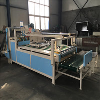 Máquina Semiautomática para Pegar y Doblar Cartón Corrugado / Máquina para Fabricar Cajas con Pegamento