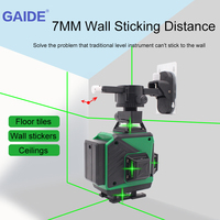 GAIDE niveau de ligne laser nivel auto-nivellement haricot vert rouge 3 d