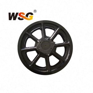 Roues de galets avant pour <span class=keywords><strong>grue</strong></span> <span class=keywords><strong>sur</strong></span> chenilles <span class=keywords><strong>Liebherr</strong></span> LR1350 de 350 tonnes, pièces de rechange pour train de roulement de <span class=keywords><strong>grue</strong></span> de machinerie de construction - Product Image 1