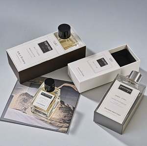 กล่องของขวัญแม่เหล็กสำหรับบรรจุภัณฑ์เครื่องสำอางขนาดเล็กพร้อมโลโก้สั่งทำ ขวดน้ำหอม กล่องบรรจุภัณฑ์แบบนูนลายเคลือบ UV ทันสมัย หรูหรา รีไซเคิลได้ - Product Image 1