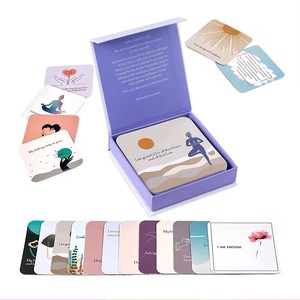 Biể<span class=keywords><strong>u</strong></span> Tượng Tùy Chỉnh In Tự Tình Yê<span class=keywords><strong>u</strong></span> Khẳng Định Thẻ Bộ Tích cực Khuyến khích Tâm Vấn đề Giấy Chơ<span class=keywords><strong>i</strong></span> Thẻ Nhà Máy - Product Image 6