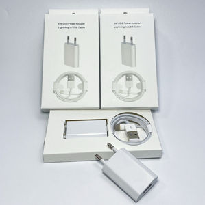 Cargador de Pared USB con Enchufe Europeo, 5V 1A 5W, con Cable para iPhone 5 5S 6 6S 7 8 Plus 11 12 13 14 Pro Max, Adaptador de Corriente USB de Viaje - Product Image 2