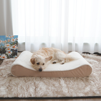 Memory-Schaum Hundebett Sofa Weich Orthopädisch Solide Modern Rechteckig Abnehmbarer Bezug Schlafbett