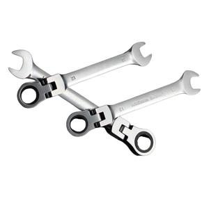 Clés à cliquet combinées en acier au carbone de qualité industrielle, chromées, métriques, de haute qualité, personnalisables OEM - Product Image 3