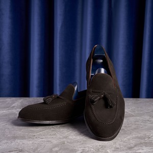 Mocassins Homme Printemps-Été pour Bureau et Carrière, Chaussures à Lacets, Bout Carré/Pointu, Légères, Respirantes, Antidérapantes, Tige en Daim Véritable - Product Image 4