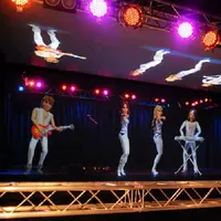 Eyeliner Stage Holografische Folie Is Een High Definition Holografische Video Projectiescherm Voor Stage Folie Event