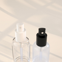 Echantillon Vaporisateur de parfum en verre avec étiquette de 50ml avec bouchon noir Vente d'usine Flacon en verre de parfum en verre blanc de 30ml avec vaporisateur