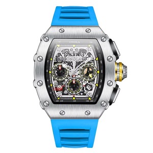 Drioshipping New Luxury Sport Golden Quartz Movement Men Wrist <b>Watch</b> Sports <b>Watch</b> for Men Waterproof Chronograph OEM&ODM 40 - Product Image 5