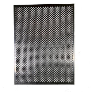 Panneau de clôture protecteur durable en treillis soudé perforé à mailles plates en acier inoxydable - Product Image 6