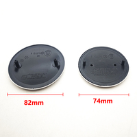 Emblèmes de capot et de coffre avant/arrière noirs 82mm 74mm, logo 50e anniversaire pour BMW E46 E39 E90 E60 X1 X2 X3 X5 X6 X7