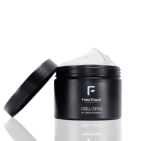 Fomalhaut vente en gros de crème d'emballage verte PCR en plastique pour animaux de compagnie 250 ml 500ml pot noir de 8oz