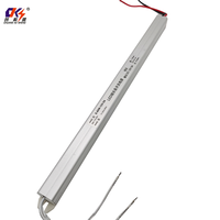 Alimentation électrique à découpage pour bande LED ultra-mince en aluminium, 12V 5A, pour comptoirs de magasin, vente en gros d'usine